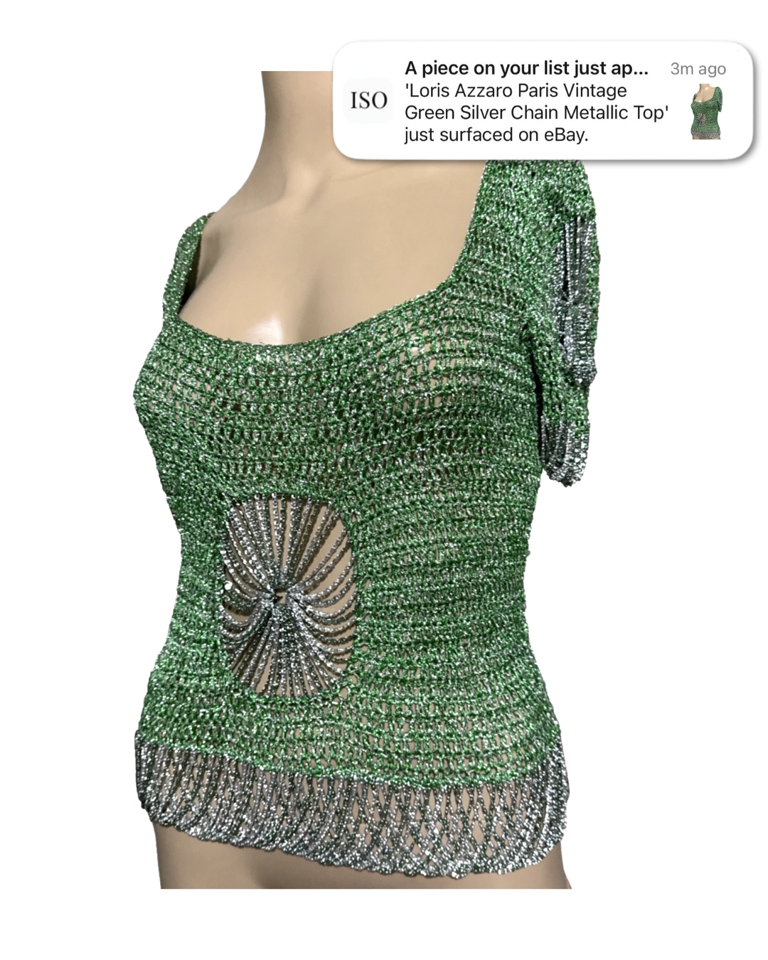 Green knit top found on ISO